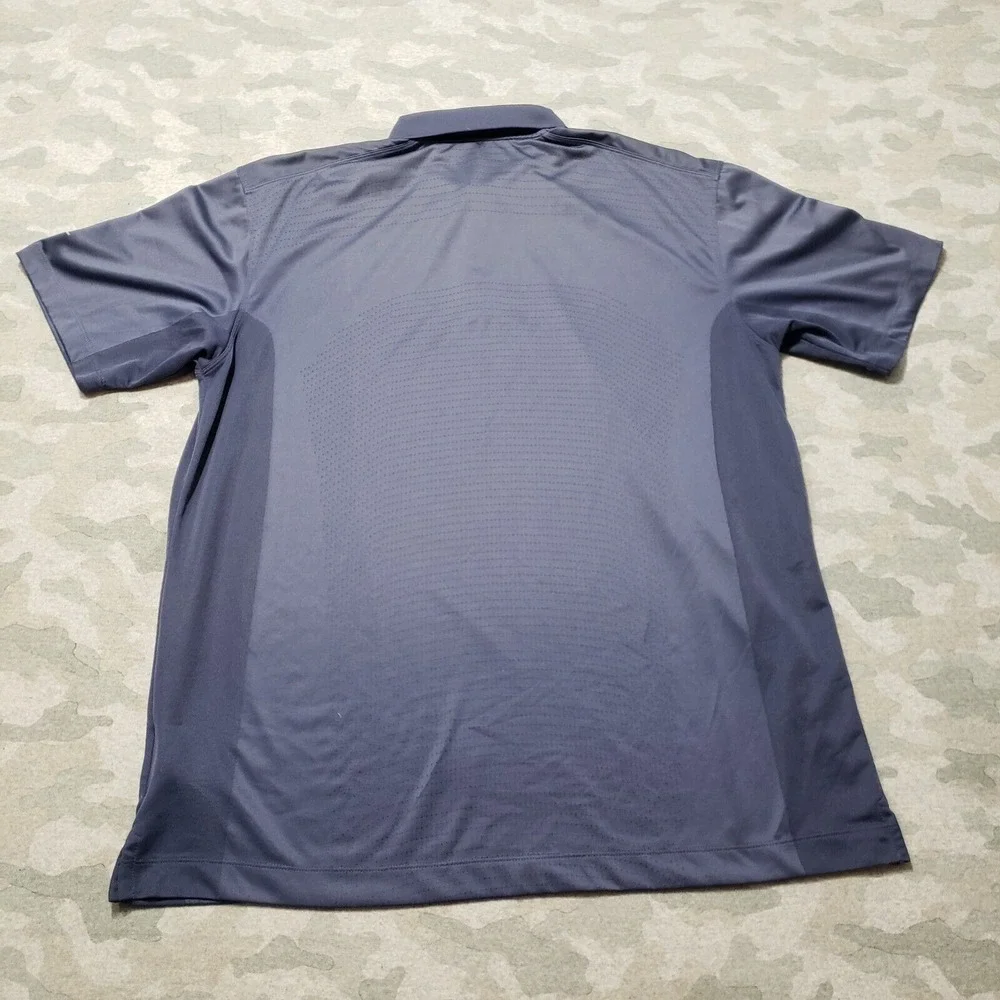 Nike Golf Polo Shirt Mens XL Blue Short Sleeve Casual‎